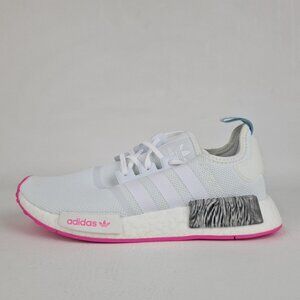 Adidas NMD_R1 J Shoes White Originals Fabric Size 7Y = 8.5 Wmns